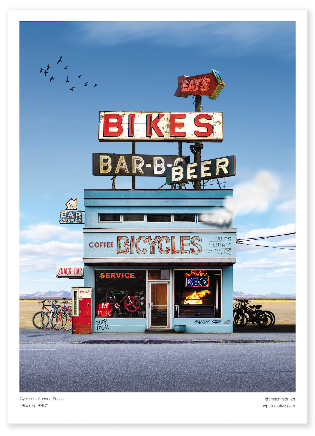 'BBQ Shop' Poster