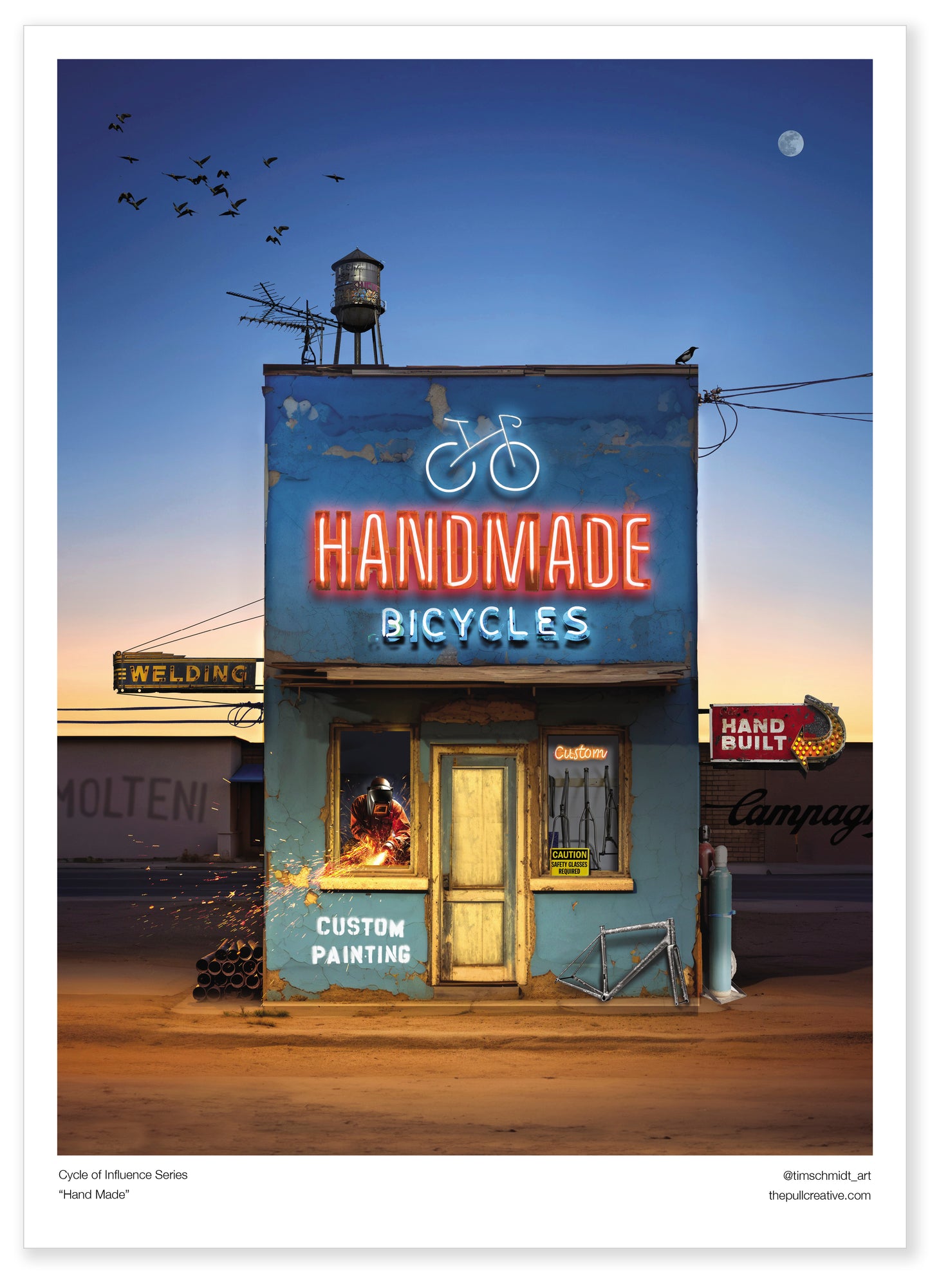 'Handmade Bike Shop' Poster